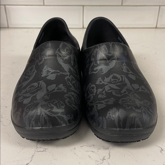 WOMEN’S NERIA PRO II WORK CLOG SIZE 8 Floral Black - Picture 3 of 17